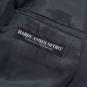 HARDY AMIES SPORT ハーディ・エイミス ピケ風 2B テーラードジャケット 4/グレー メンズ
