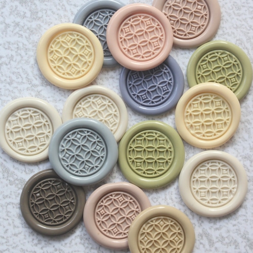 【WAGARA】Wax Seal Stamp│七宝【15mm】