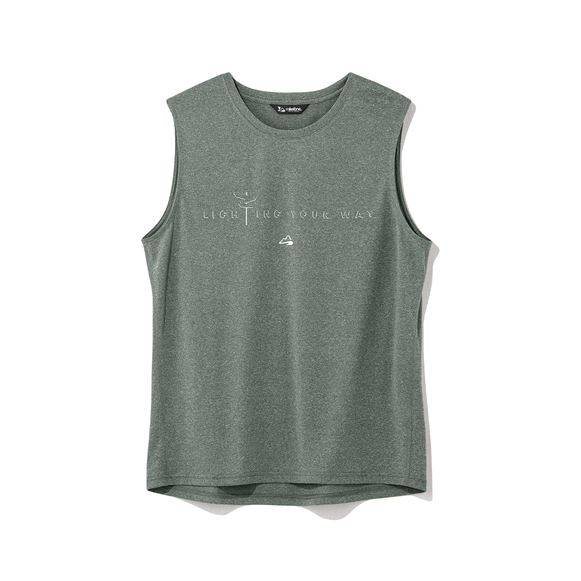 milestone（マイルストーン）Doo-Bop Sleeveless T-shirt -チャコール
