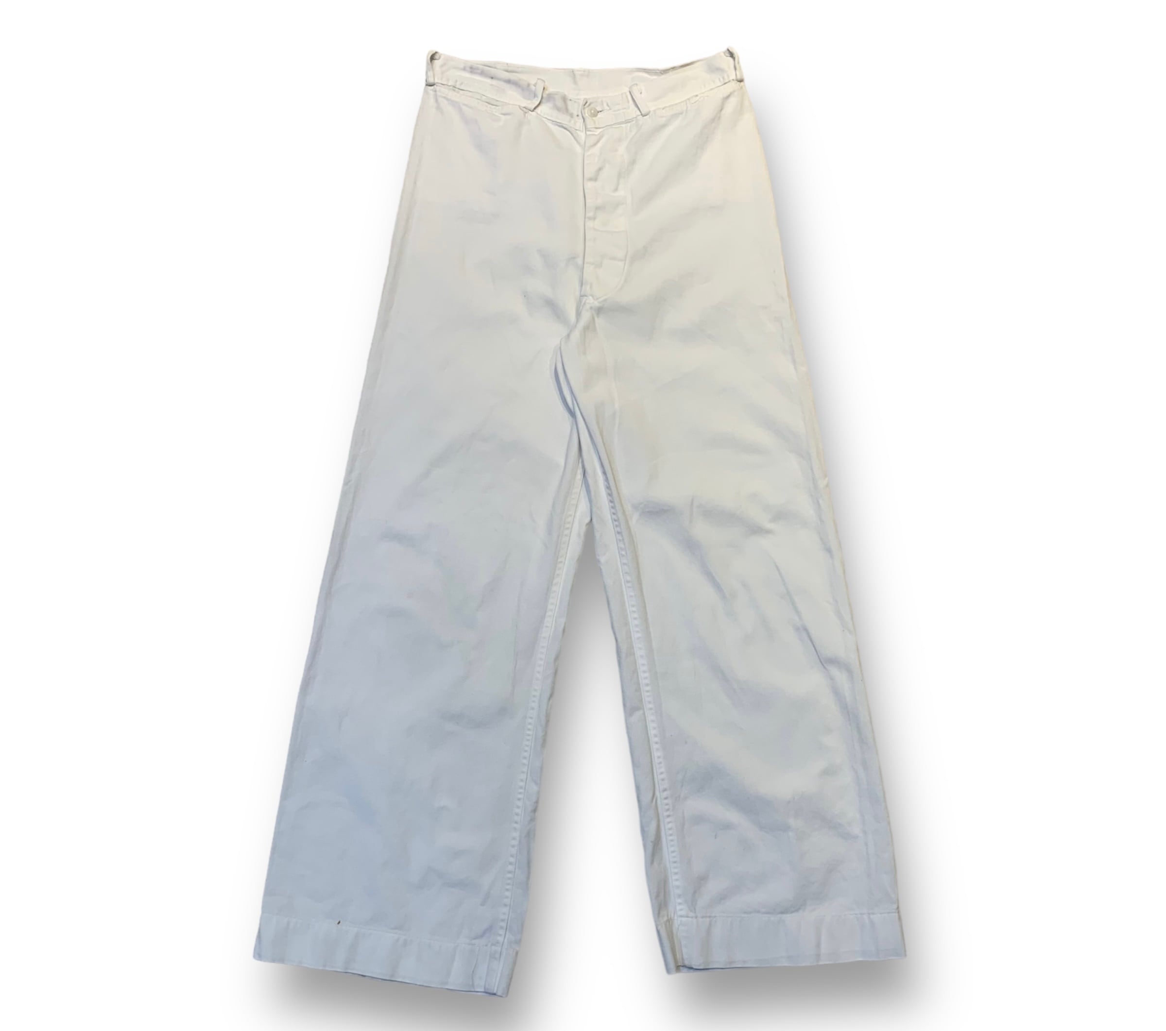 難しいです…US NAVY 40s cotton sailor pants w30