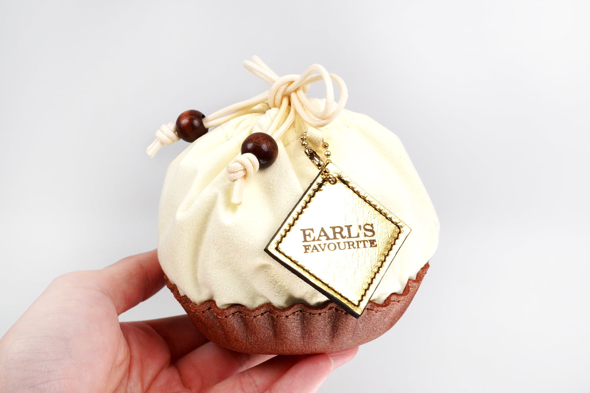 タルトな巾着ポーチ（クリーム／チョコ） | EARL'S FAVOURITE