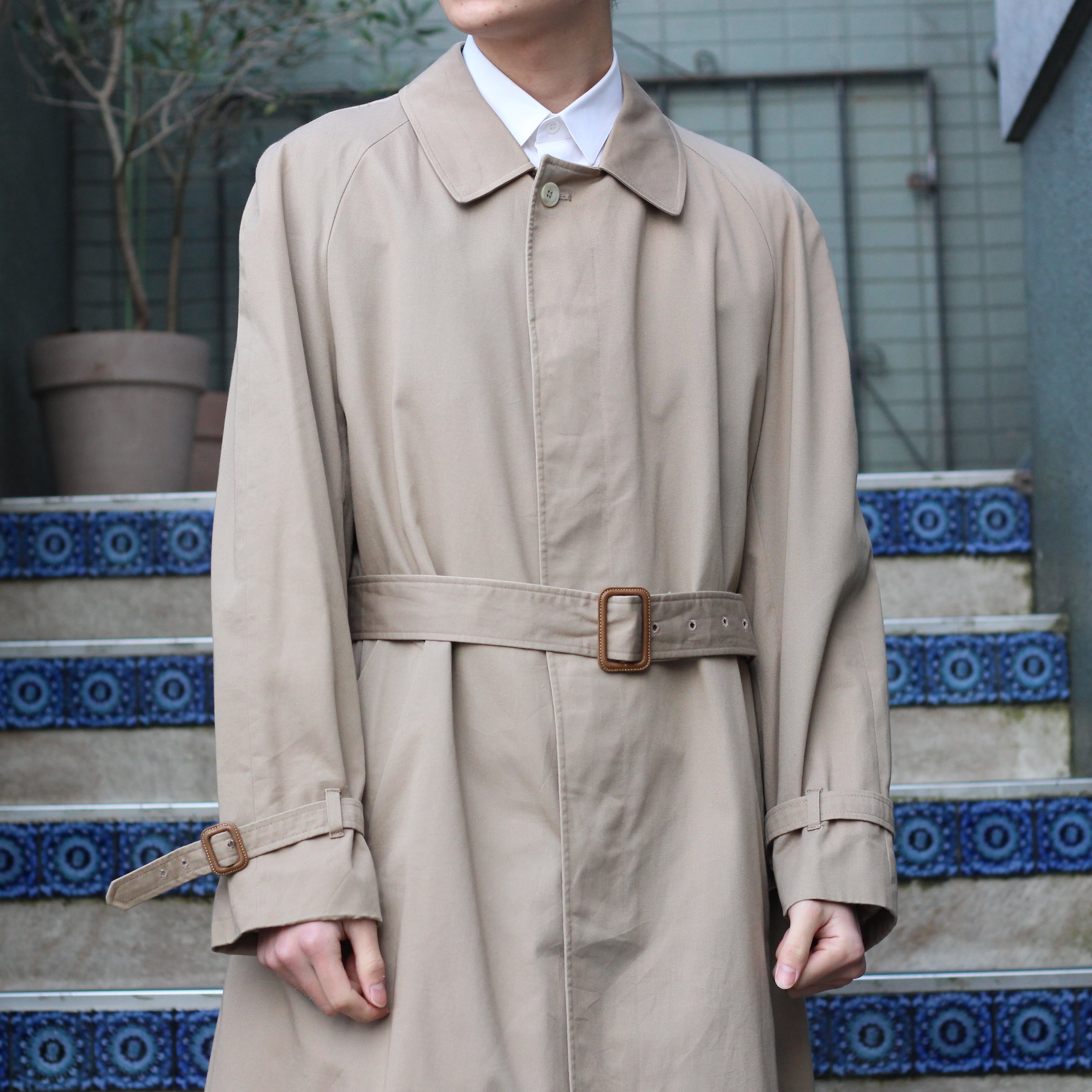 Aquascutum LONG Balmacaan COAT MADE IN CANADA/アクアスキュー Aquascutum LONG Balmacaan COAT MADE IN CANADA/アクアスキュー