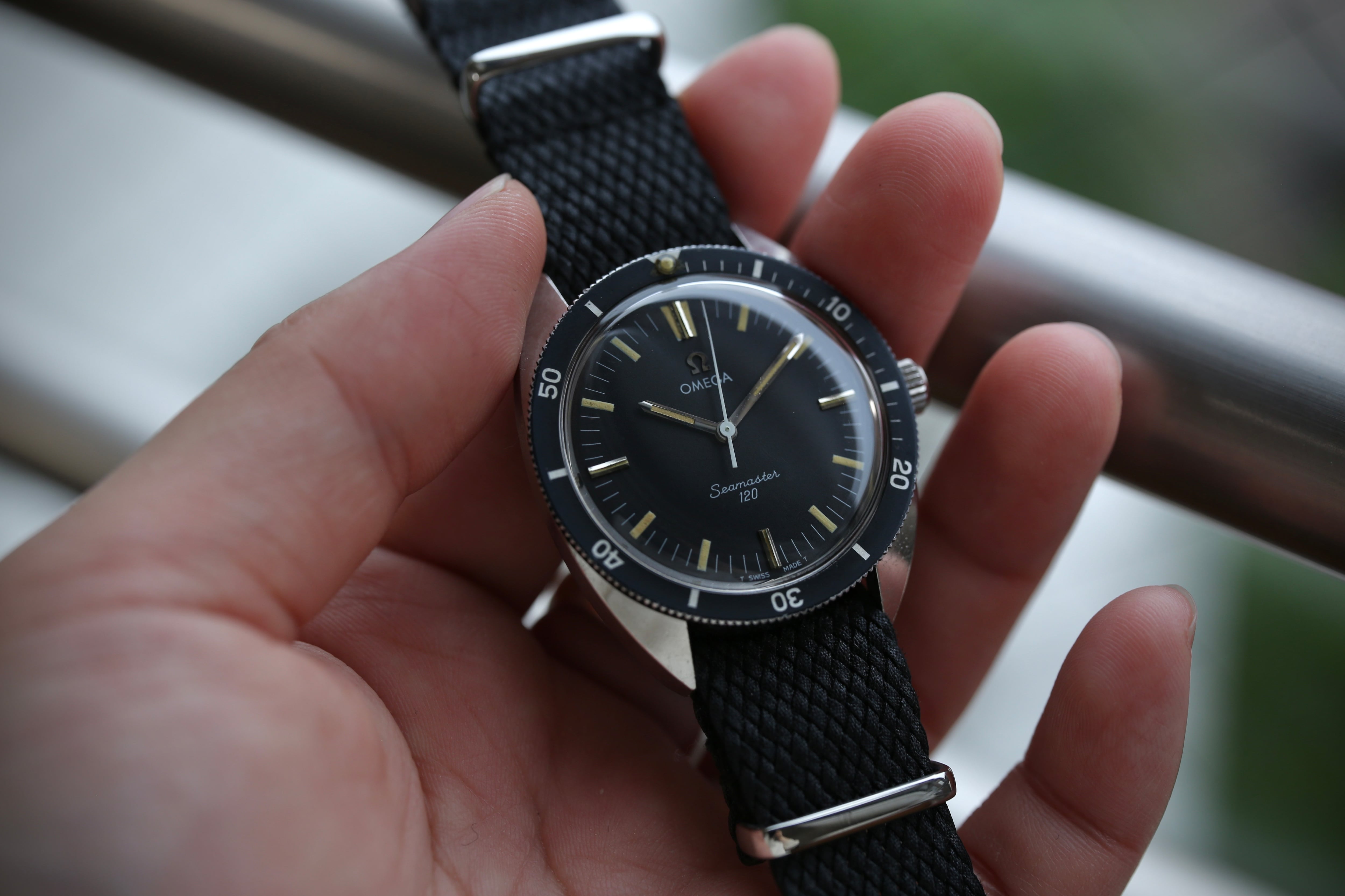 OMEGA】 1968年製 オメガ シーマスター120 1stモデル フルサイズ