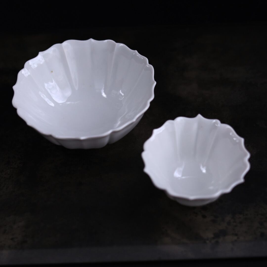 AS 宮田竜司 稜花白磁小鉢 | 芦屋貴兆陶家 online shop