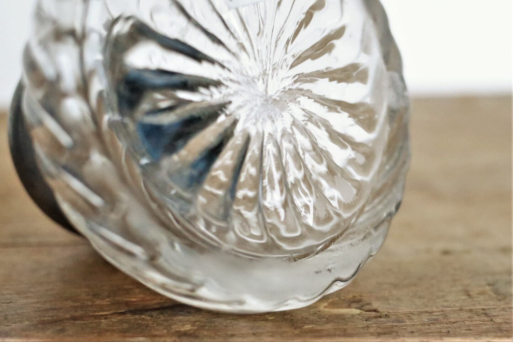 フランス ヴィンテージ インク瓶 ガラス製 アンティークのおしゃれなインク瓶、英国から届いたビクトリア