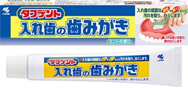 小林製薬 タフデント 入れ歯の専用歯みがき ミントの香り 95ｇ