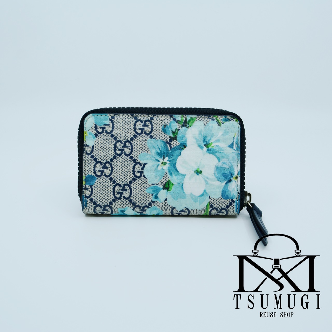 Gucci グッチ GGブルームス 546354 PVC×レザー コインケース 刻印有