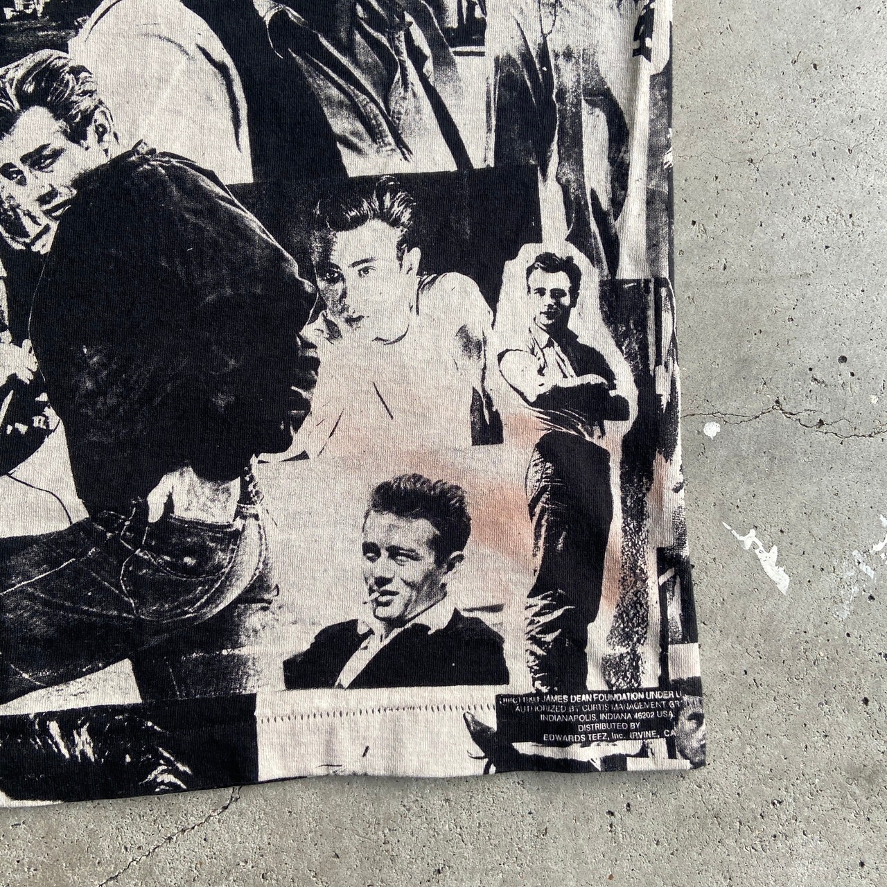 90年代 James Dean ジェームズ ディーン フォトプリントTシャツ 