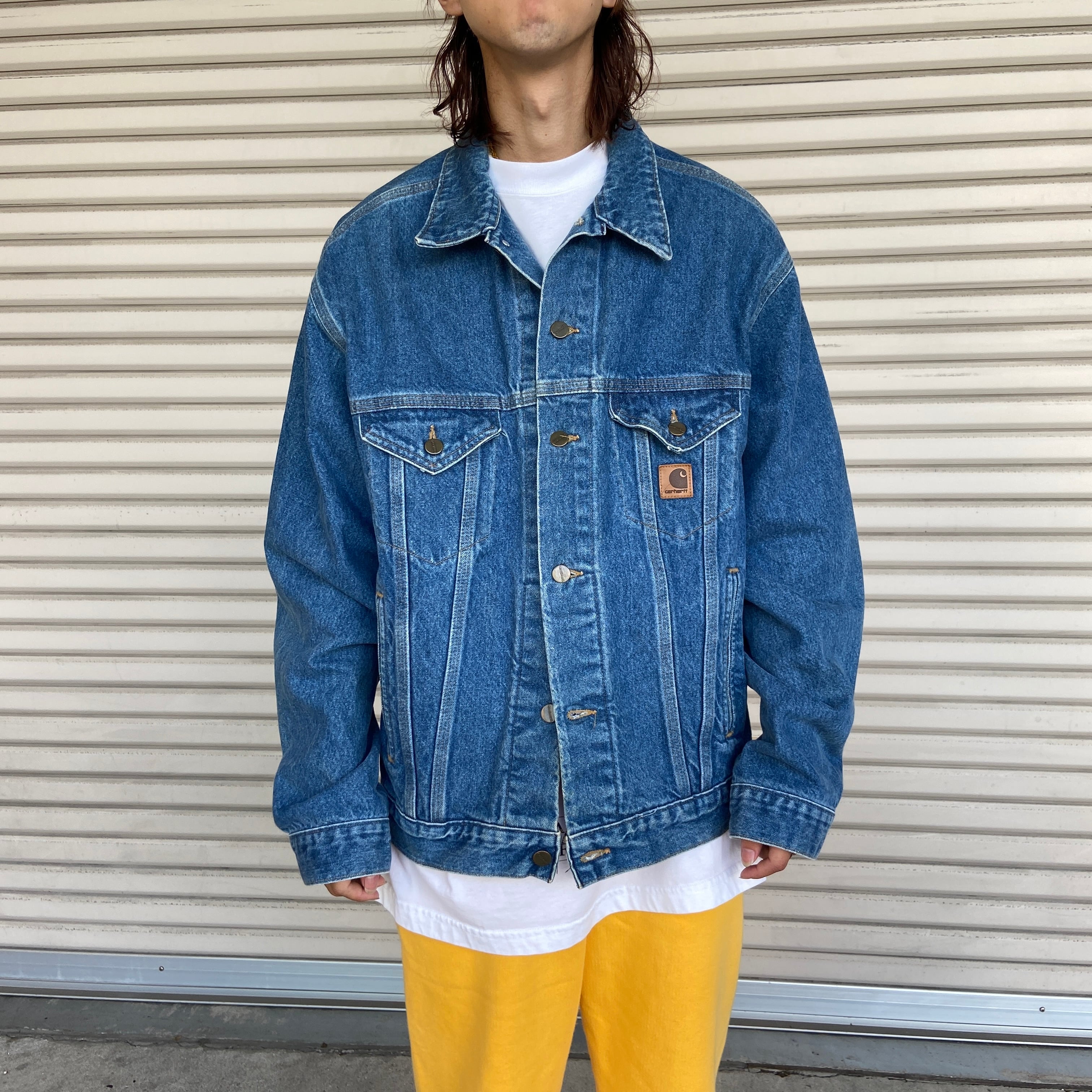 送料無料』Carhartt カーハート 90s Gジャン USA製 デニムジャケット L