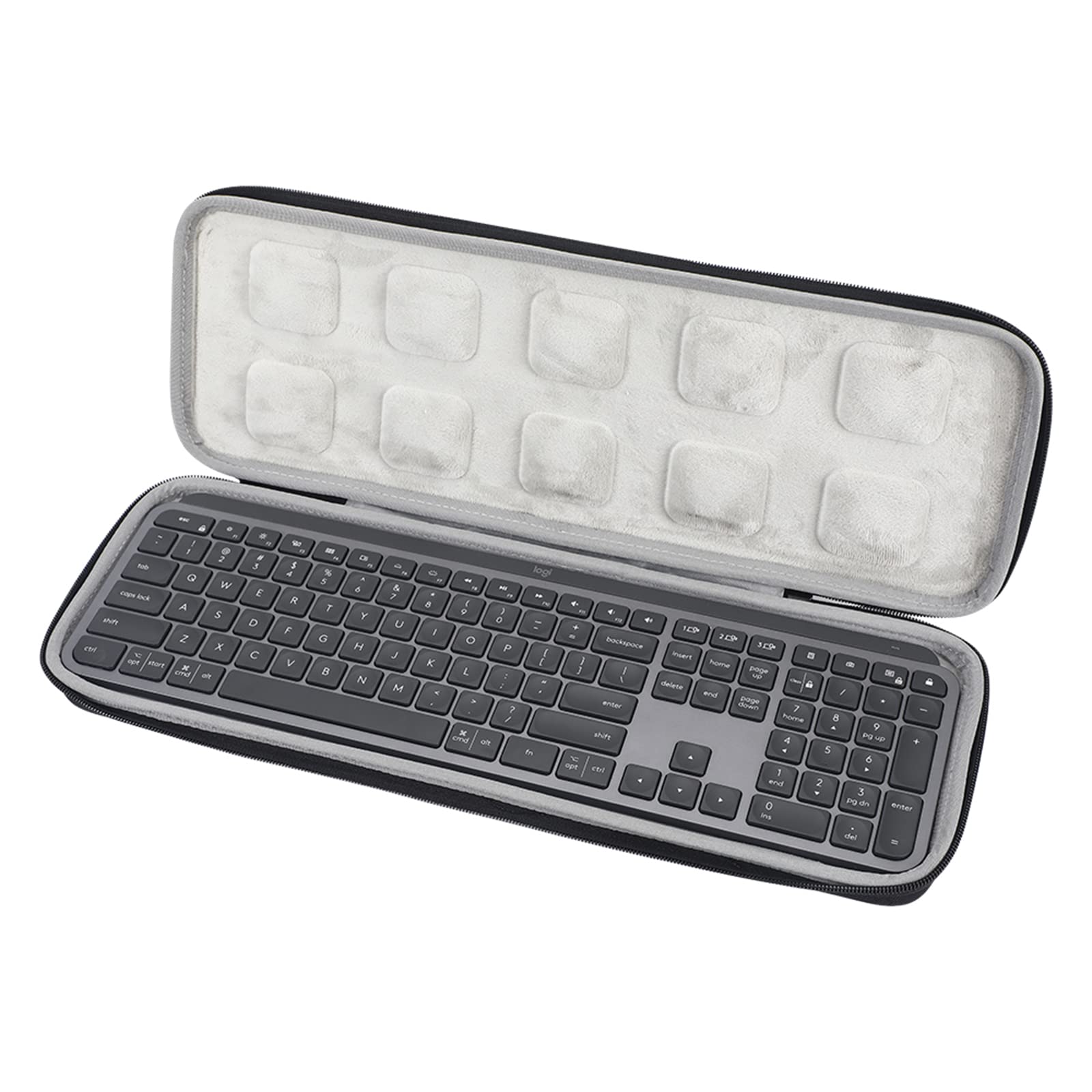 Kiowon キーボードケース キャリングケース logicool ロジクール KX800 MX KEYS・MX Mechanicalワイヤレス 無線 キーボード 対応 収納ケース