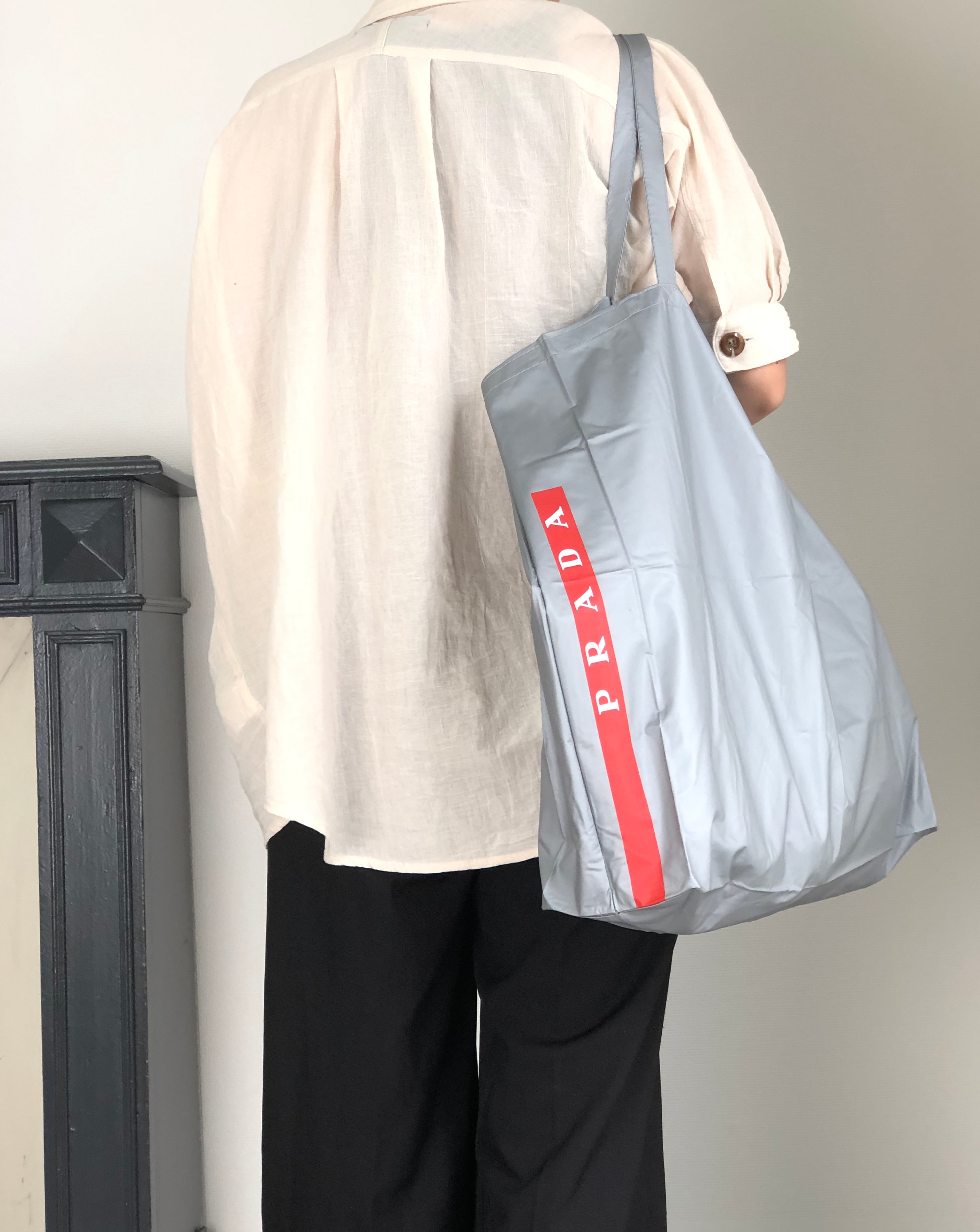 PRADA プラダ トートバッグ グレー PRADA SPORTS ナイロン セット