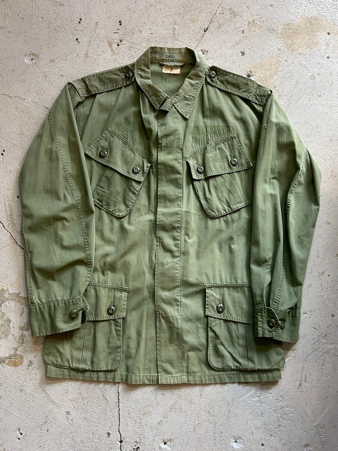 VINTAGE 60's U.S.ARMY JUNGLE FATIGUE JACKET