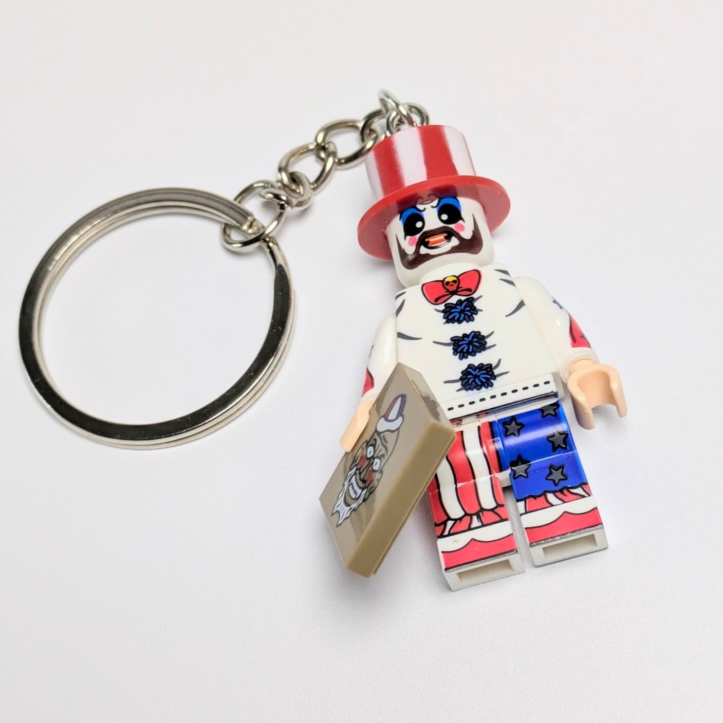 ♧☆ブロックフィギュアキーホルダー☆【 House of 1000 Corpses / マーダー・ライド・ショー 】 キャプテン・スポールディング / ロブ・ゾンビ 〚アメリカン雑貨 アメトイ〛