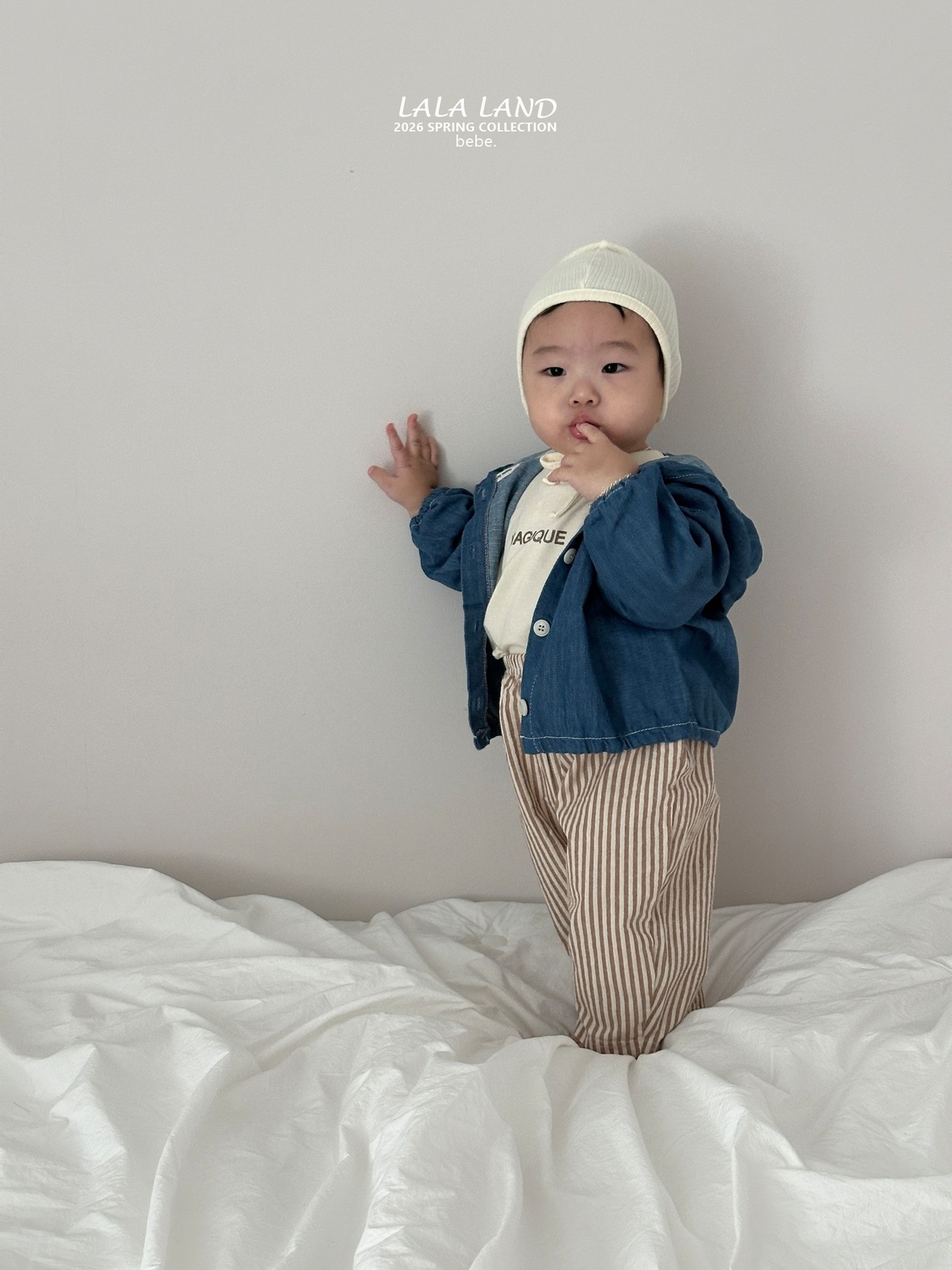 LALALAND 26/SS (Baby)Mini Stripe Gojenggi pants