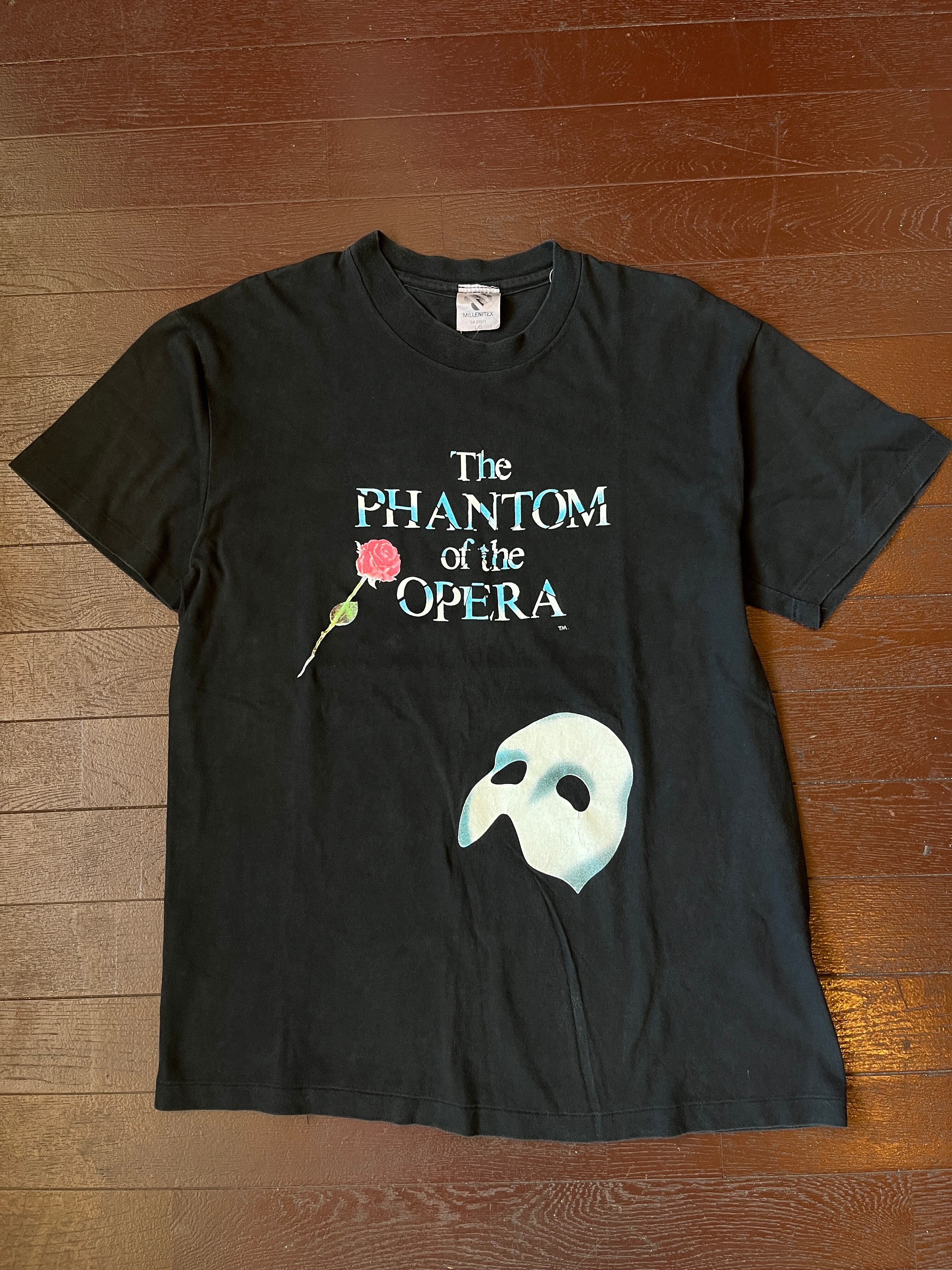 90s The phantom of the opera オペラ座の怪人Tシャツ