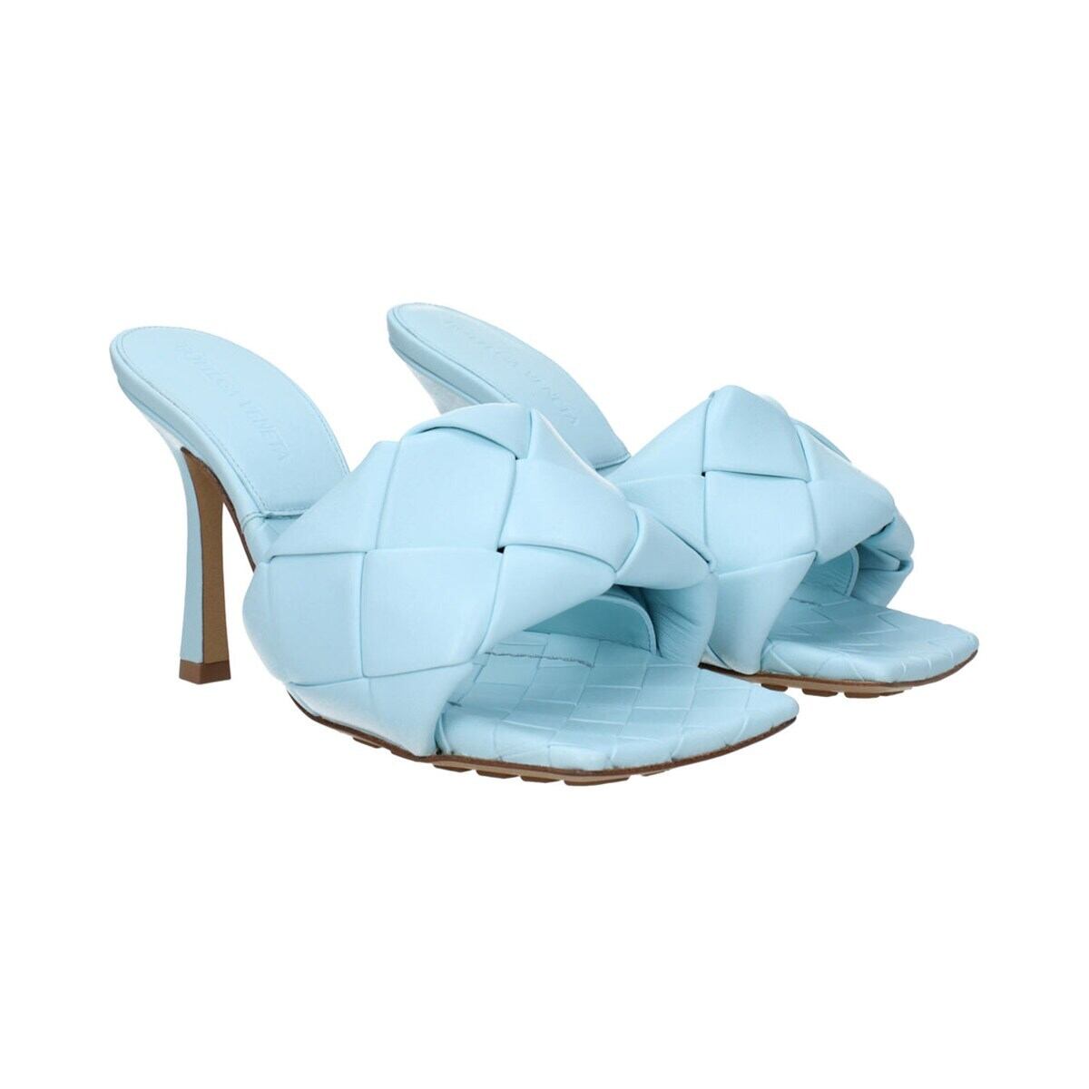 BOTTEGA VENETA ボッテガヴェネタ レディース サンダル レザー ライトブルー