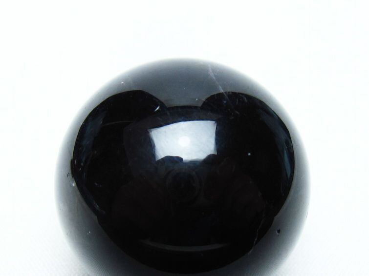 黒水晶 丸玉 35mm モリオン スフィア 置物 一点物 141-8209 | 天然石