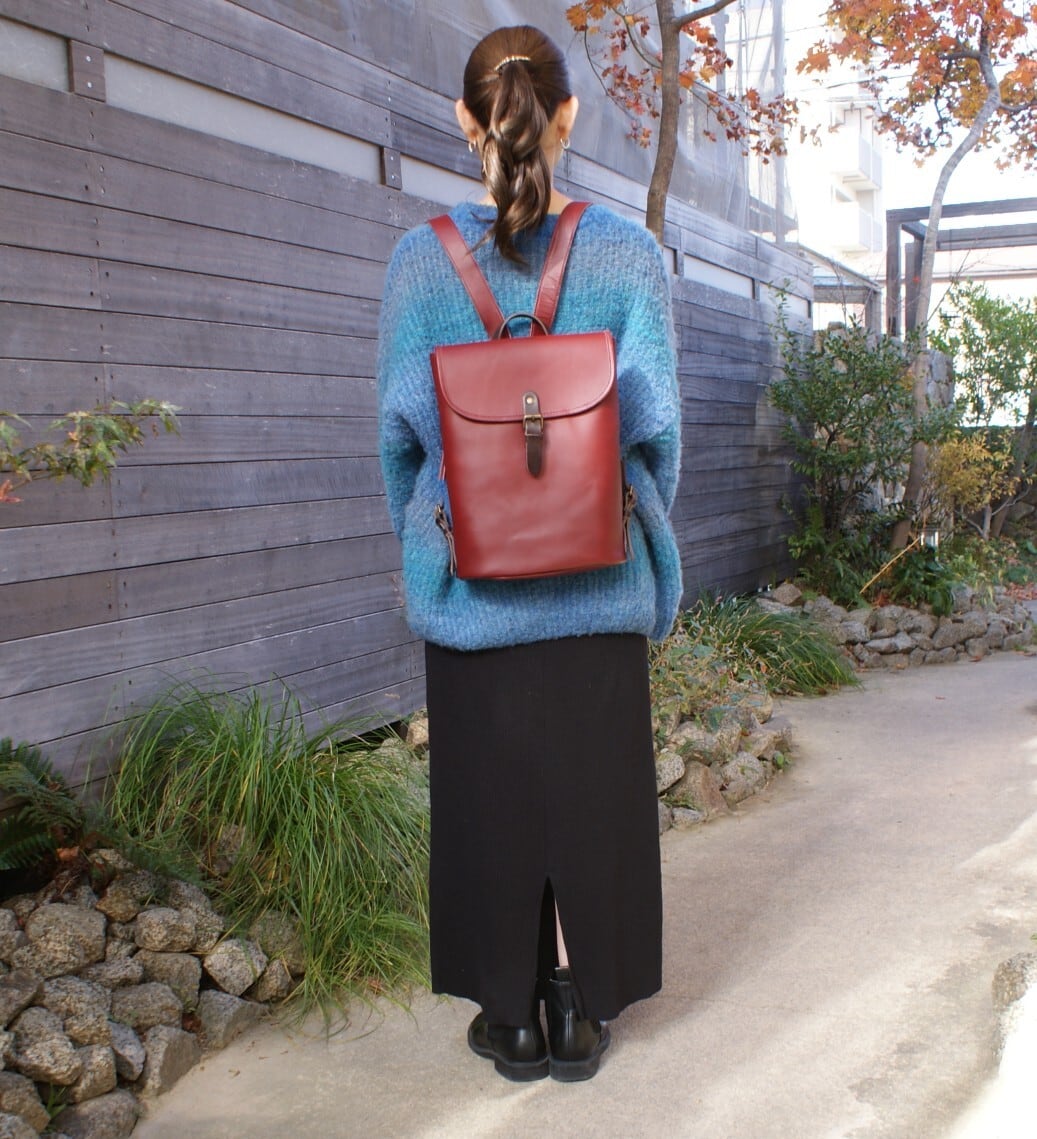 alto. アルト）オイルヌメ革リュックサック デイバッグ A4 本革日本製