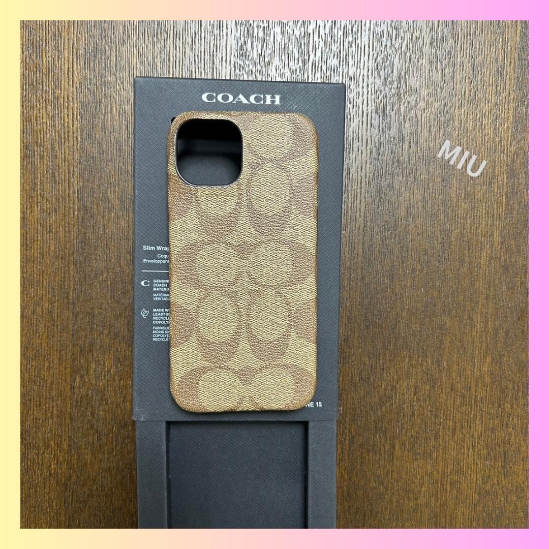 残りわずか】COACH コーチ Iphone 15 ケース | ラフィーナ 残りわずか】COACH コーチ Iphone 15 ケース | ラフィーナ