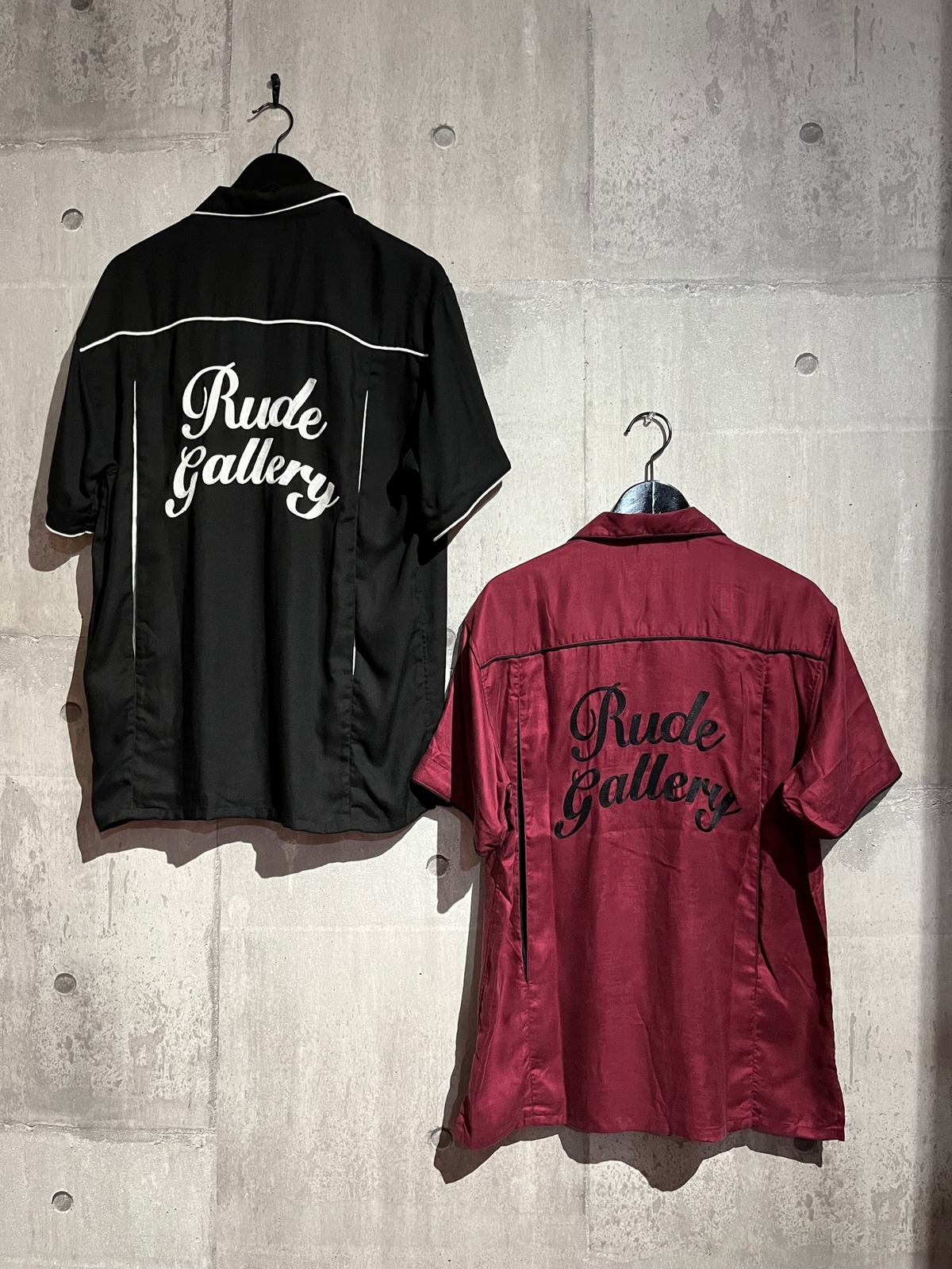 Isabelle Rude Shirt 【RUDE GALLERY】LOGO BOWLING SHIRTS | BabelWards