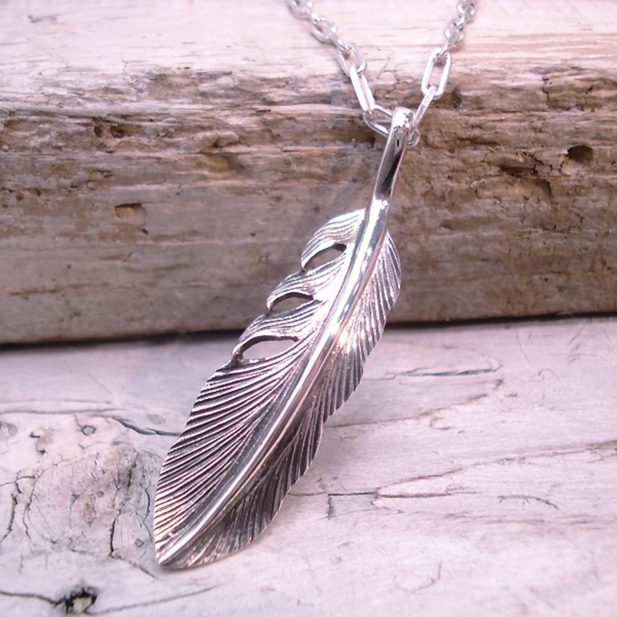 SILVER925 Feather Pendant TOP -シルバー925 フェザー ペンダントTOP 