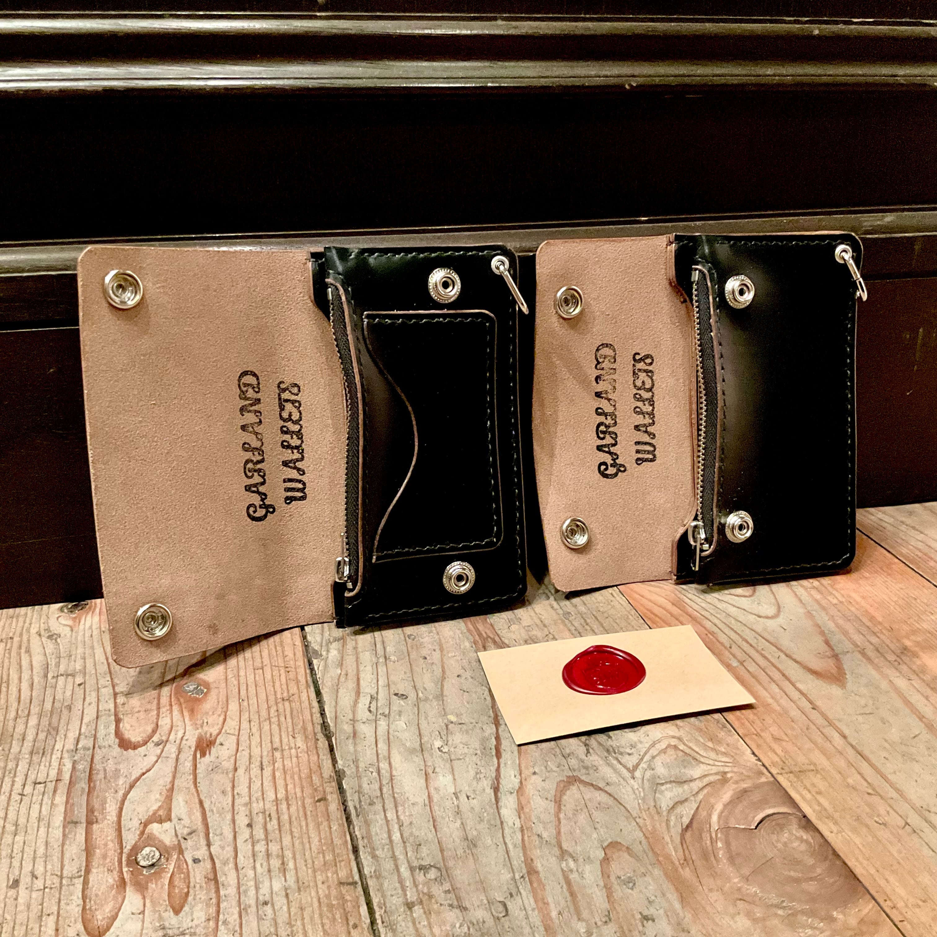 GARLAND Wallets GW08 CHROMEXCEL 茶芯 トラッカーウォレット