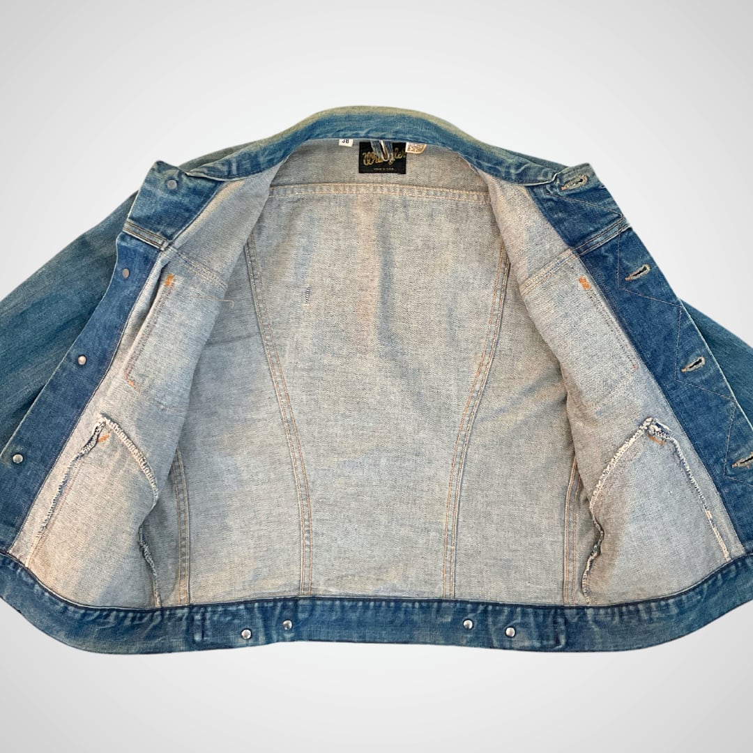 70s Wrangler Denim Jacket 黒タグ | byO STORE 70s Wrangler Denim Jacket 黒タグ | byO STORE