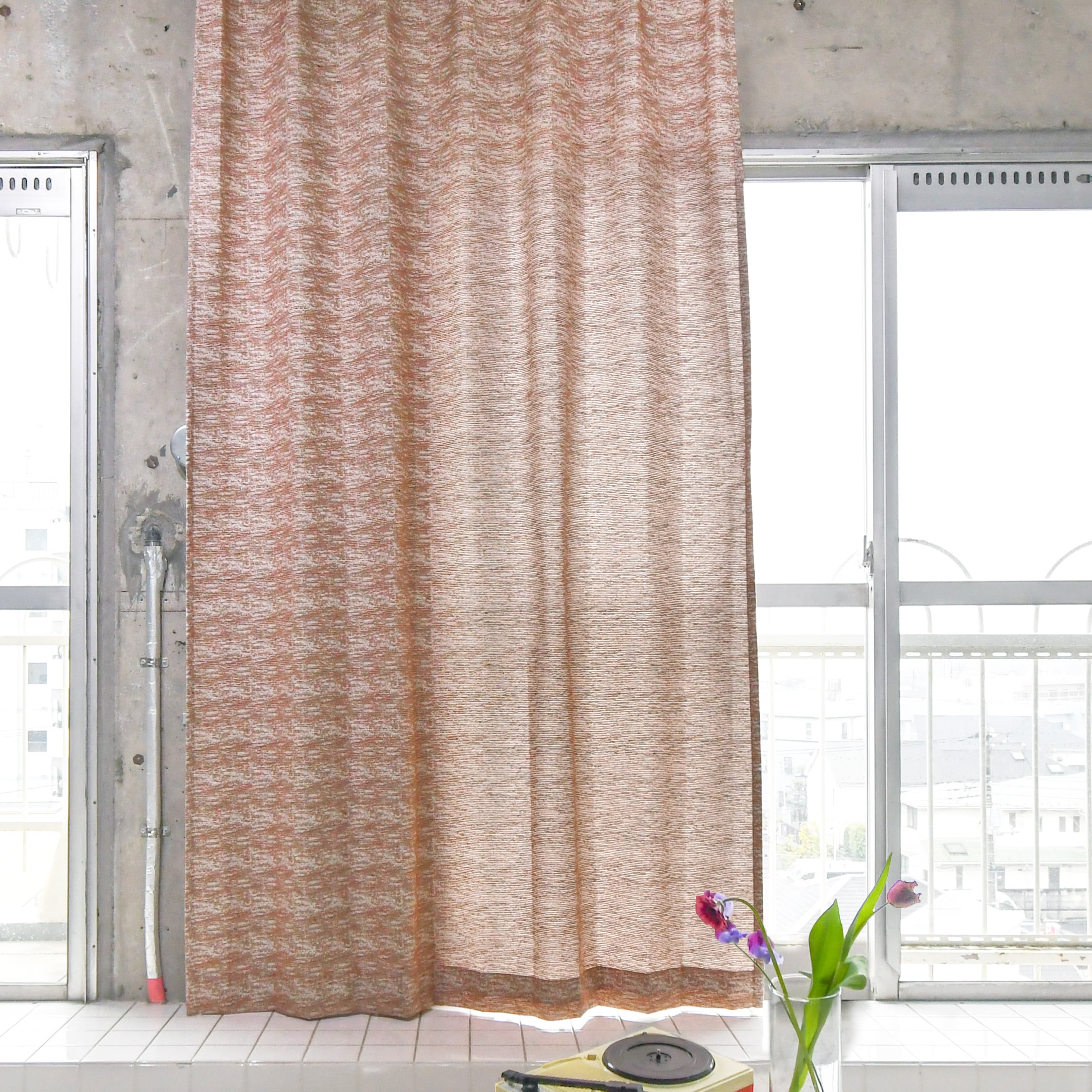 ドレープカーテン クレヨンムジ オレンジ | Rough since 2016