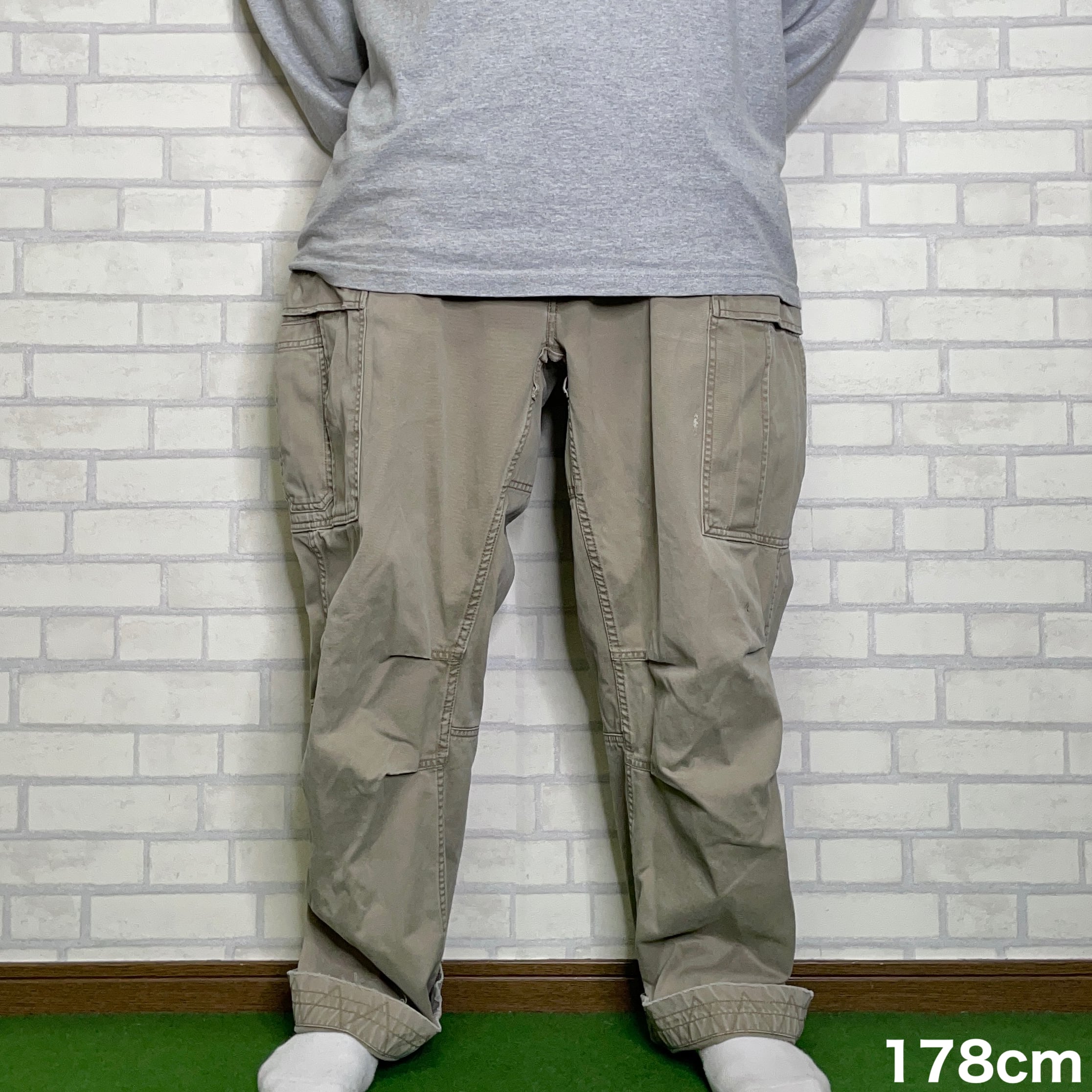 Polo By Ralph Lauren カーゴパンツ W38×L32 コットン100% カーキ 