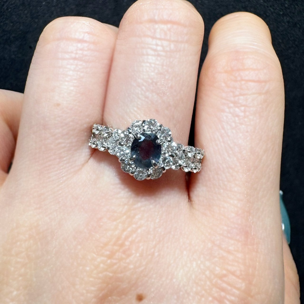 Pt950 0.45ct アレキサンドライト リング | カオキ | 日本最大級