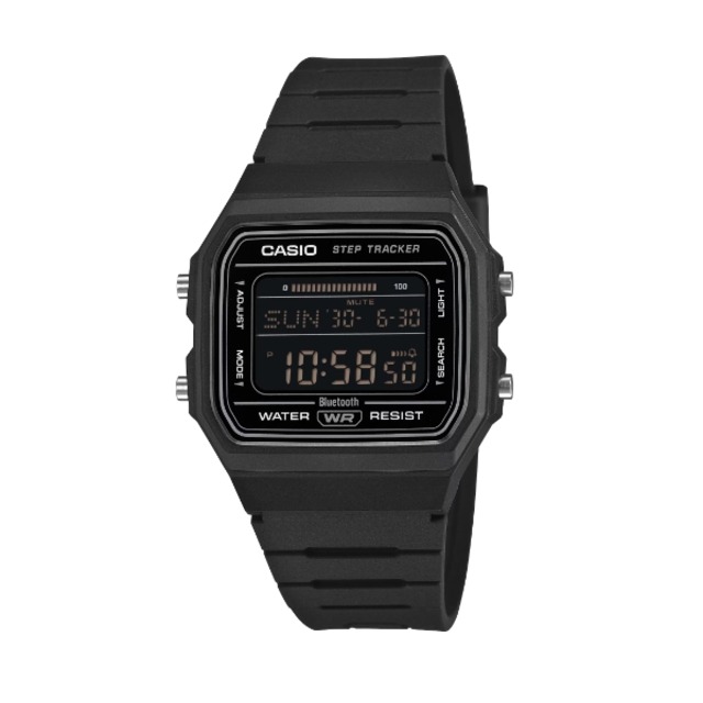 国内正規品 CASIO Collection カシオ コレクション 軽量 薄型 ブラック ユニセックス腕時計 ユニセックス腕時計 F-B100W-1BJF