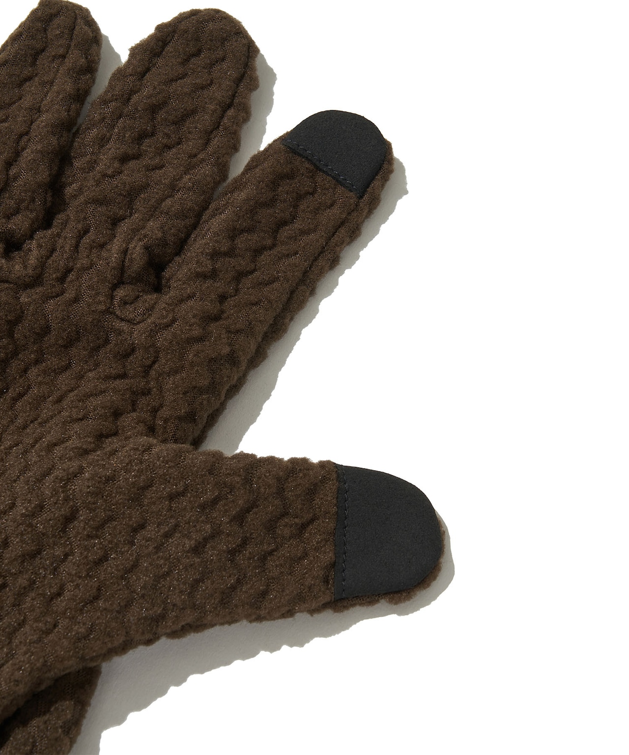 CALORA FLEECE GLOVES_BROWN