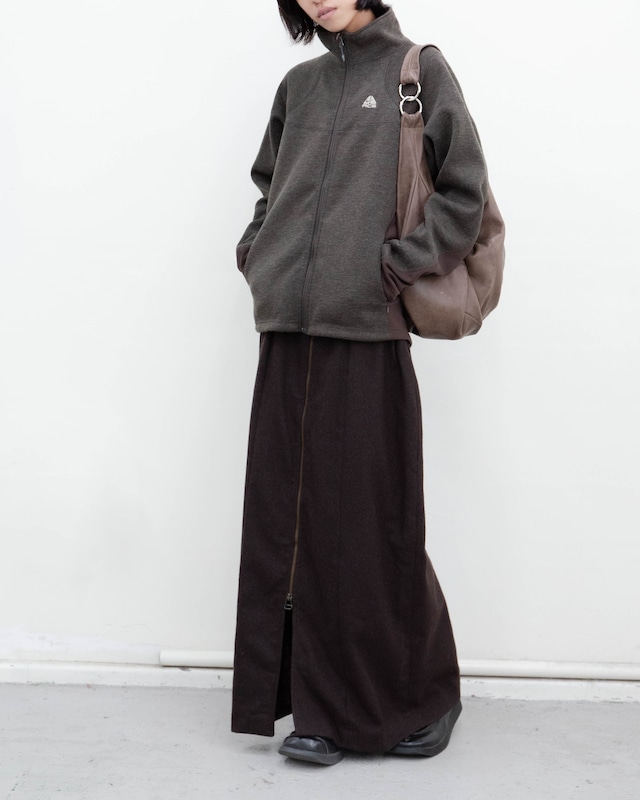 early 2000s NIKE ACG - side panel zip-up fleece jacket