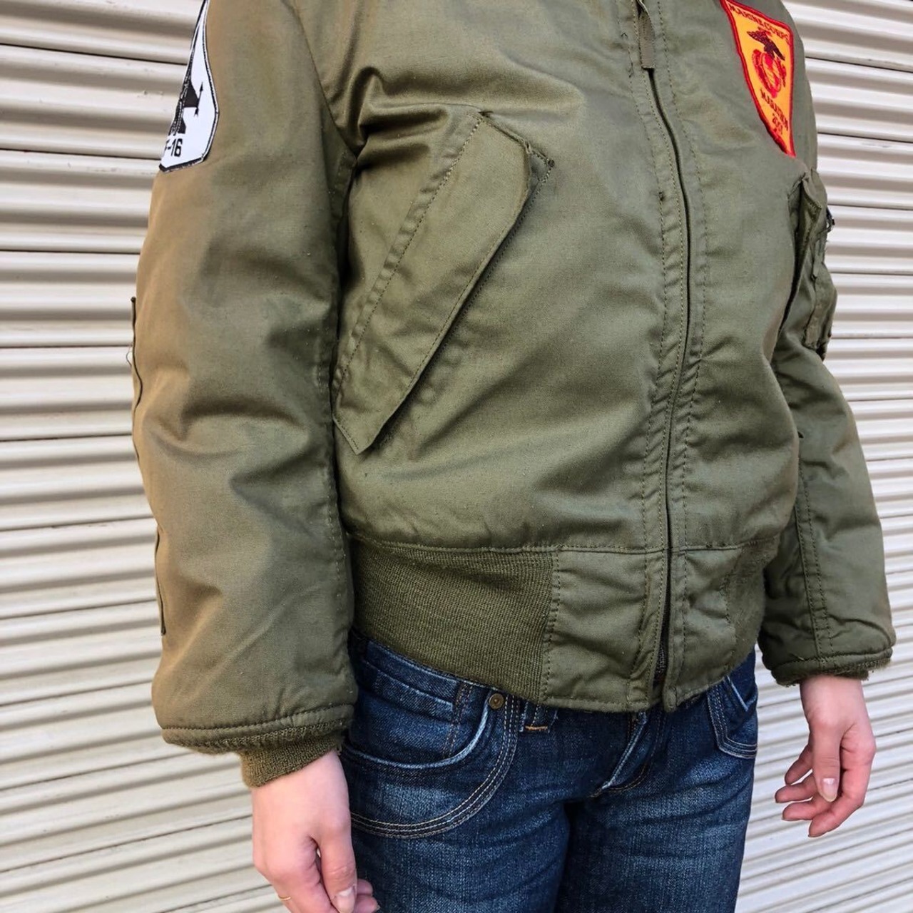 良品 80s US.ARMY 米軍実物 CVC タンカースジャケット コールド 