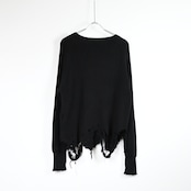 Leh / GANKO別注×damage waffle L/S sweater