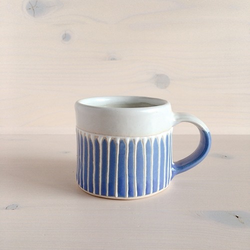 眞正陶房 マグカップ  空色