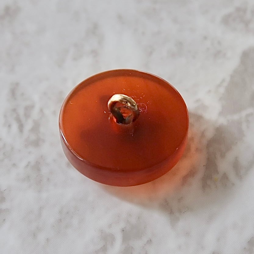 VINTAGE CELINE BUTTON】トリオンフゴールド べっ甲調ボタン 15mm L