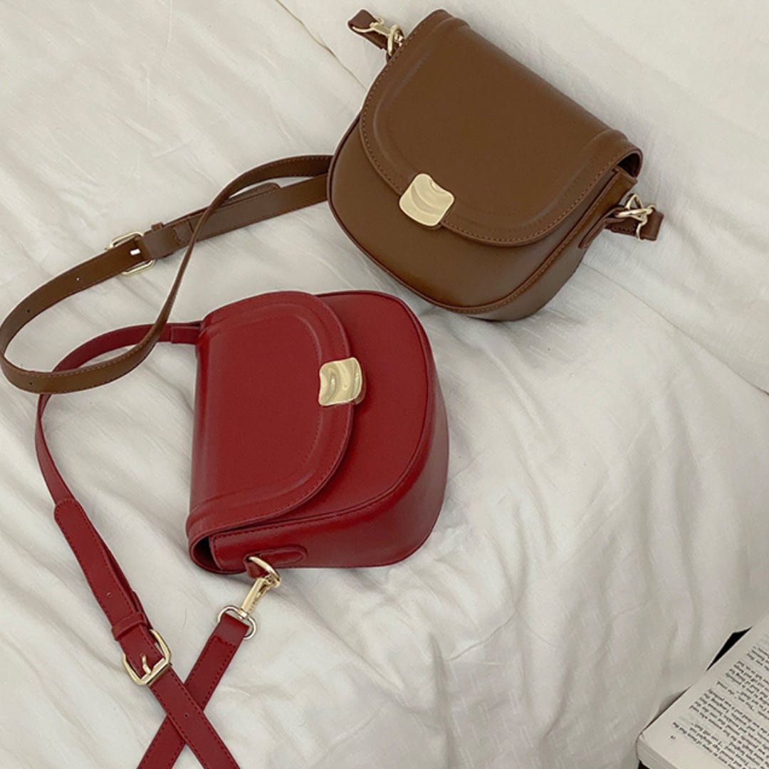 retro saddle single shoulder bag