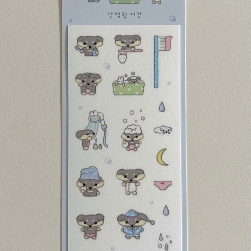 ★予約 nuruhi 〔sticker-きちんとした時間-〕