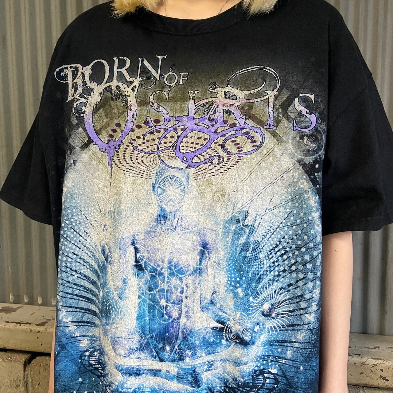 00年代 Born of Osiris ボーン・オブ・オシリス デスコア バンドTシャツ メンズXL 古着 00s ヴィンテージ ビンテージ ブラック  黒 バンT 【Tシャツ】 | cave 古着屋【公式】古着通販サイト