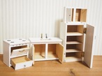 木製 ホワイトのキッチン家具 4点セット 画像13