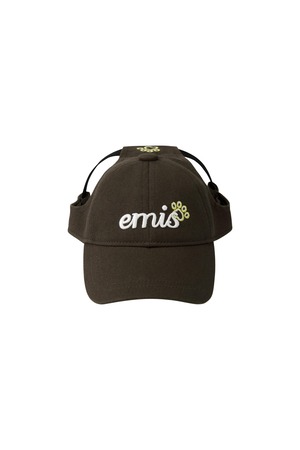 [EMIS] (PET) LETTERING LOGO BALL CAP-BROWN 正規品 韓国ブランド 韓国通販 韓国代行 韓国ファッション イミス 取扱店 日本 店舗