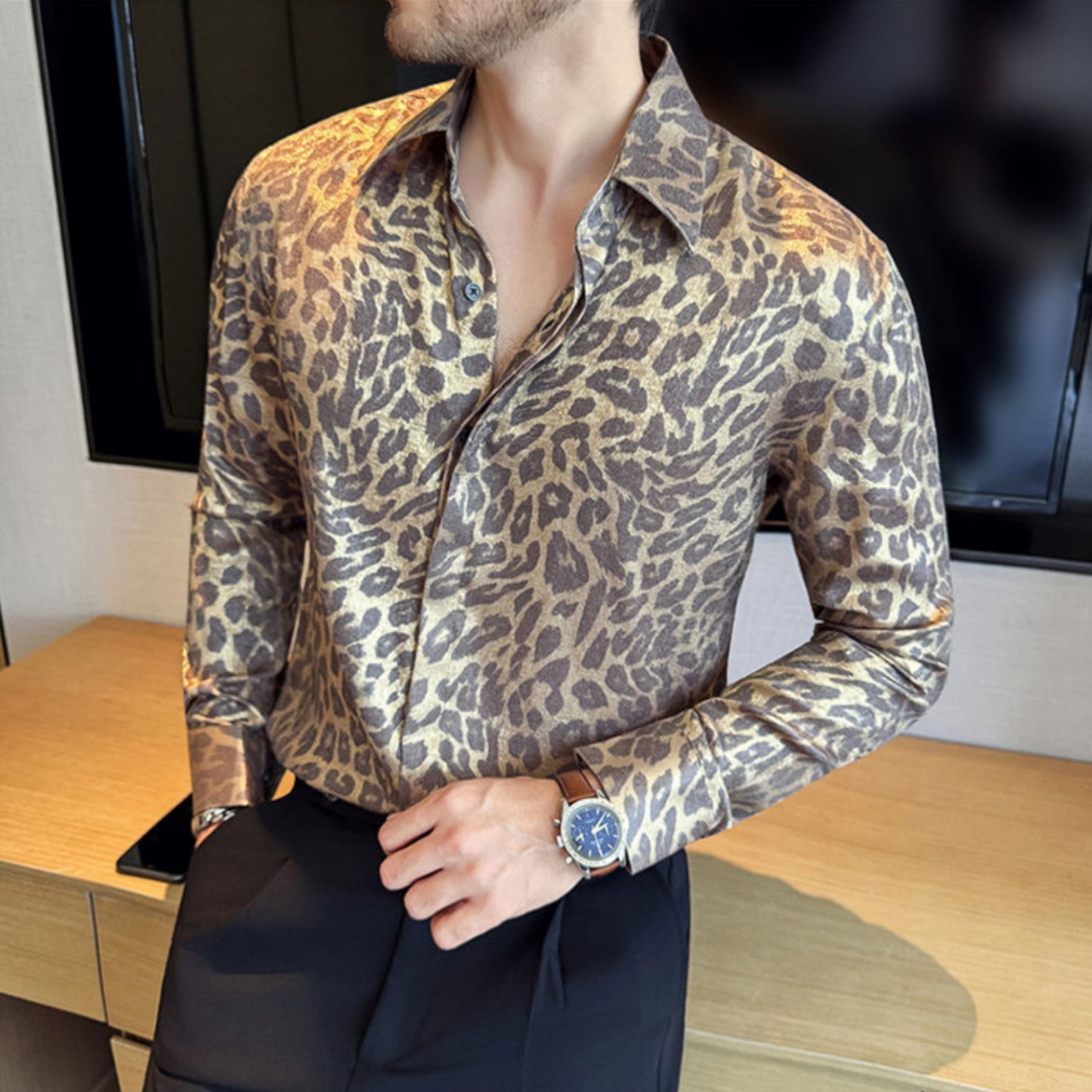 レオパードノクターンシャツ M0904