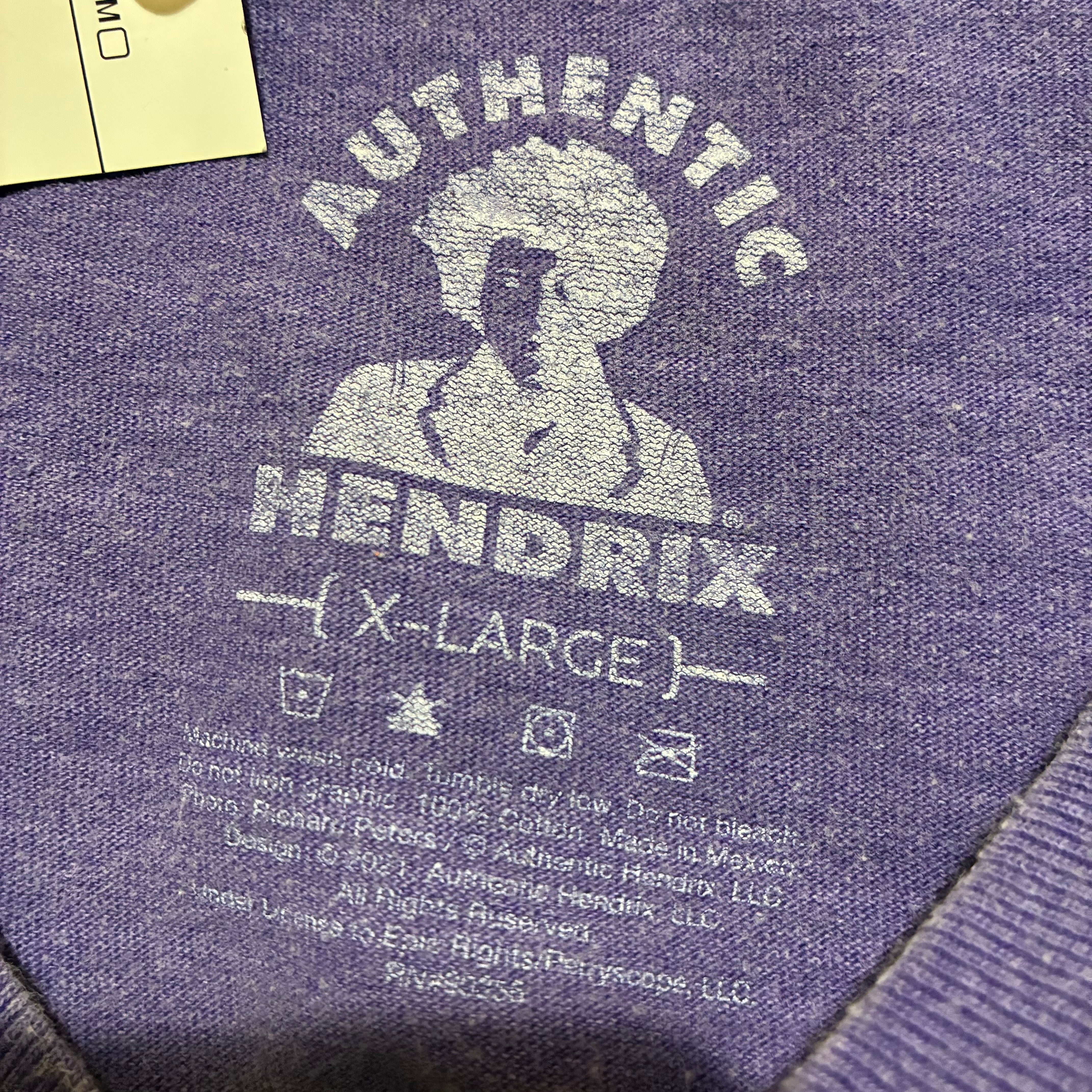 JIMI HENDRIX ロックTシャツ ジミヘン ミュージックTシャツ 紫XL
