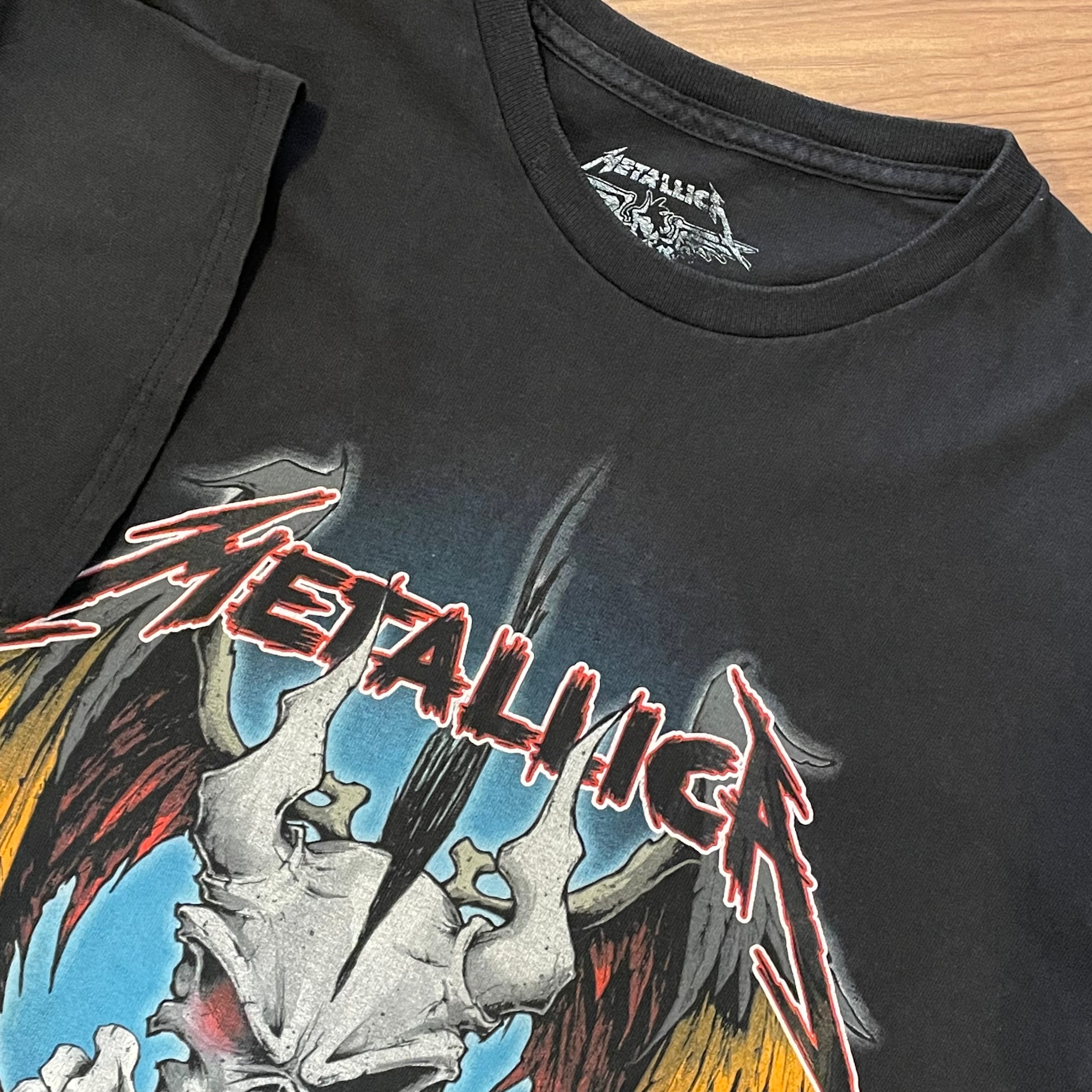 METALLICA希少 オフィシャル バンドTシャツ バックプリント 年