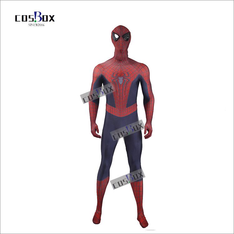 全身タイツ+レンズ】Spider-Man 3Dプリントアメイジング・スパイダーマン 立体感 スパイダーマン コスプレ衣装 スーツ 伸縮  サイズオーダー可能 | cosbox