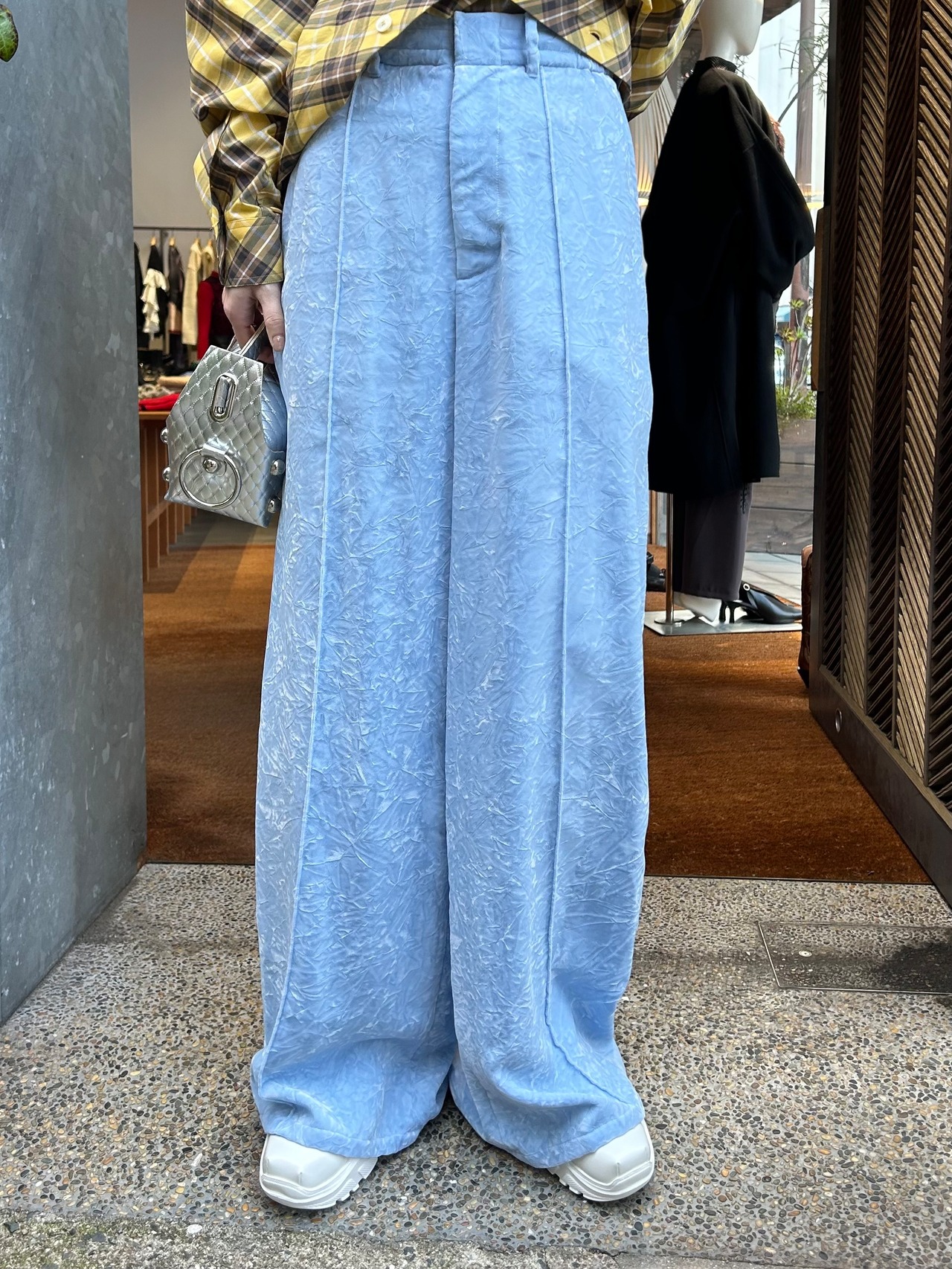 【25SS】MASU エムエーエスユー / ELEPHANT EASY PANTS / ベルベットパンツ - 1