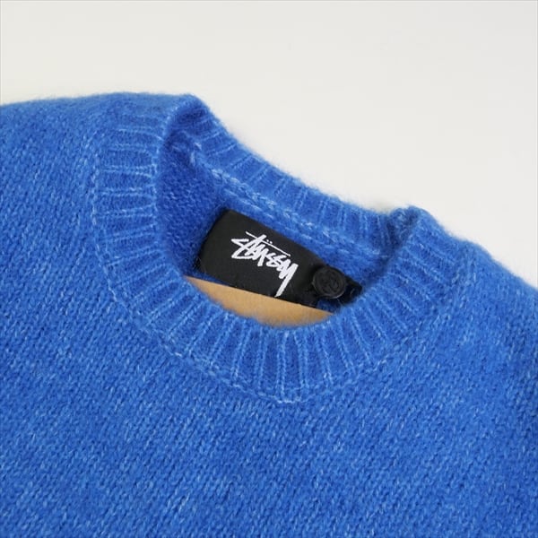 Size【L】 STUSSY ステューシー 23AW DICE FUZZY CREW BLUE ニット 青 ...