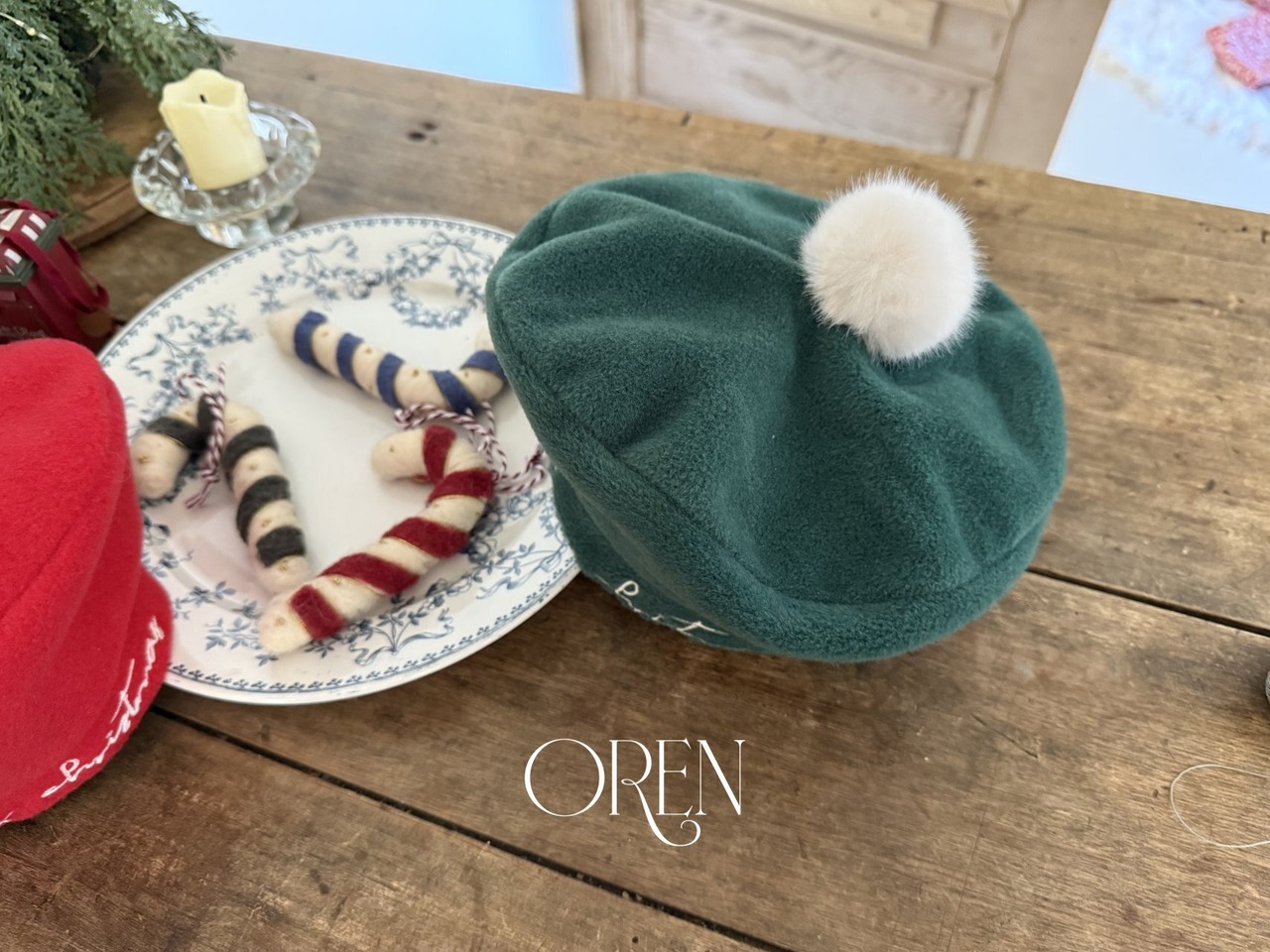 Oren X-mas［取寄］eve pompom beret
