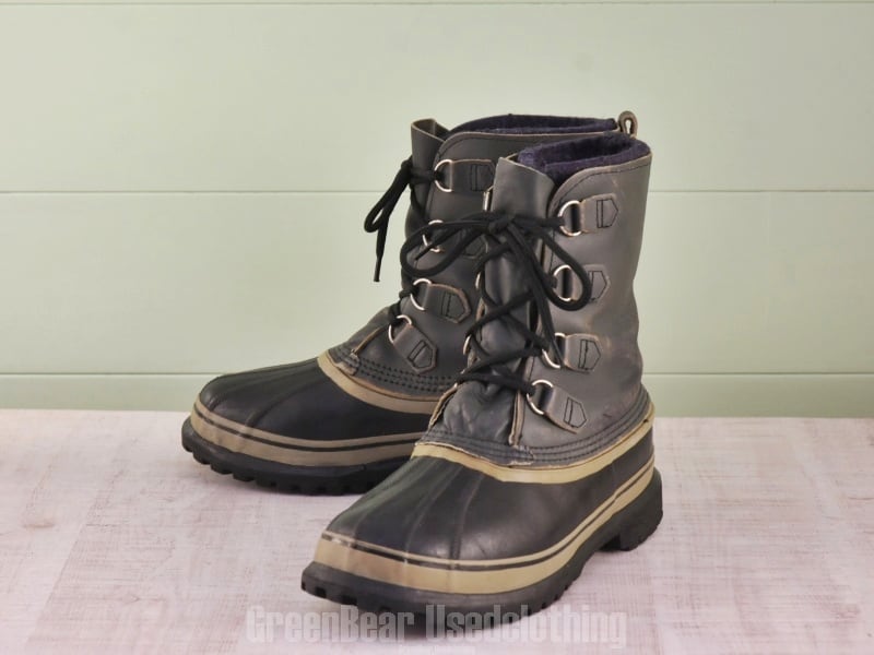 E179 カナダ製 SOREL ビンテージ スノーブーツ グレー メンズ 10 28cm